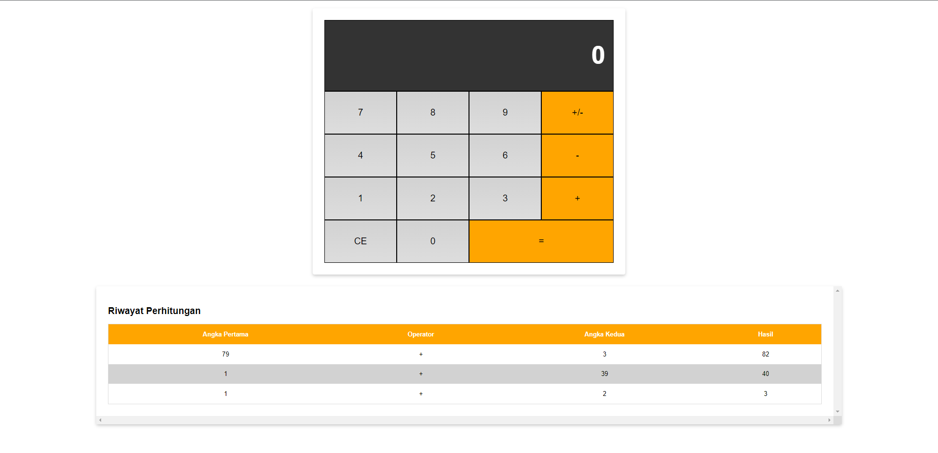 projek webcalculator